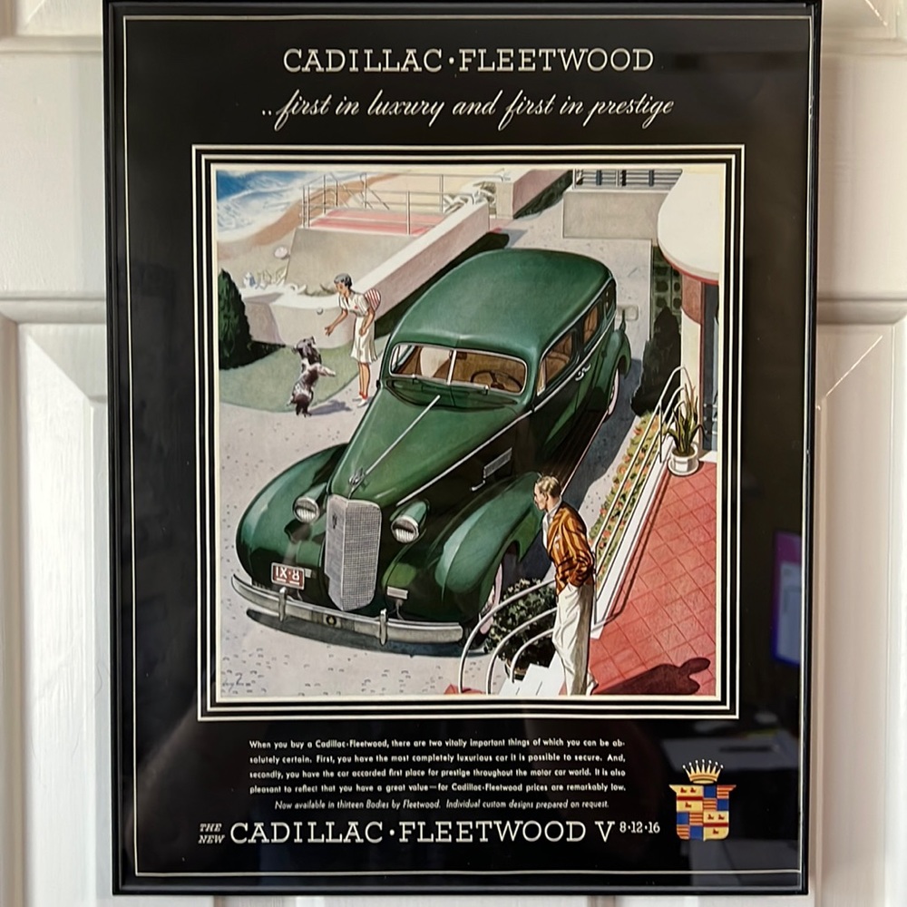 1930’s Cadillac Ad
